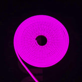 Cinta Neón Flex 12 Voltios - Grosor 6mm Con corte cada 2.5cm - Morada