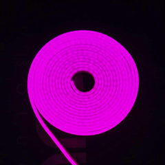 Cinta Neón Flex 12 Voltios - Grosor 6mm Con corte cada 2.5cm - Morada