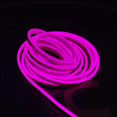 Cinta Neón Flex 12 Voltios - Grosor 6mm Con corte cada 2.5cm - Morada